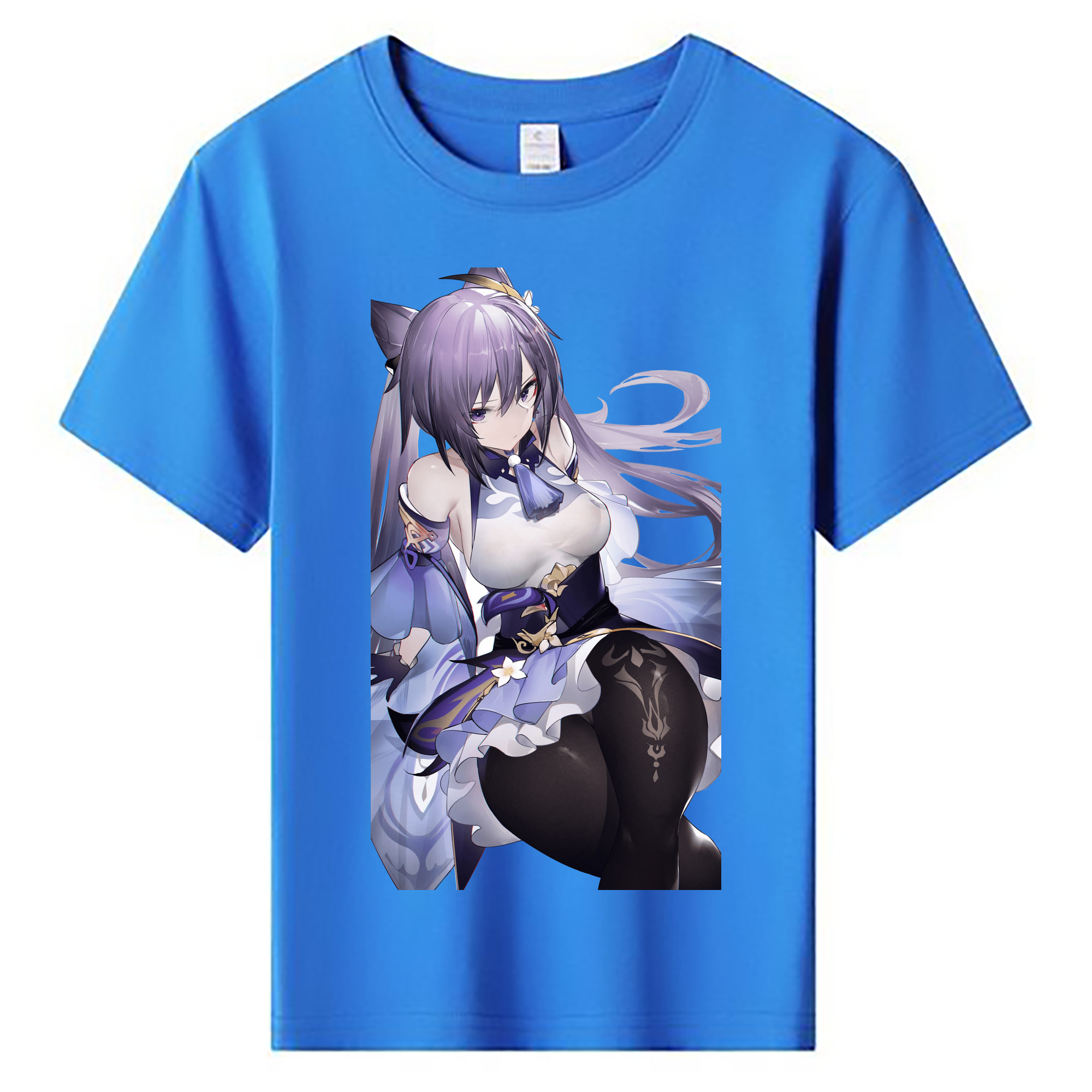 げんし神 刻晴 こくせい genshin Kokusei 綿100％キッズTシャツ（フロントプリント）